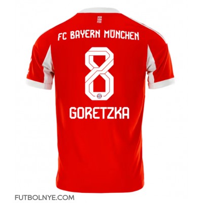 Camiseta Bayern Munich Leon Goretzka #8 Primera Equipación 2025-26 manga corta Camiseta Bayern Munich Leon Goretzka #8 Primera Equipación 2025-26 manga corta